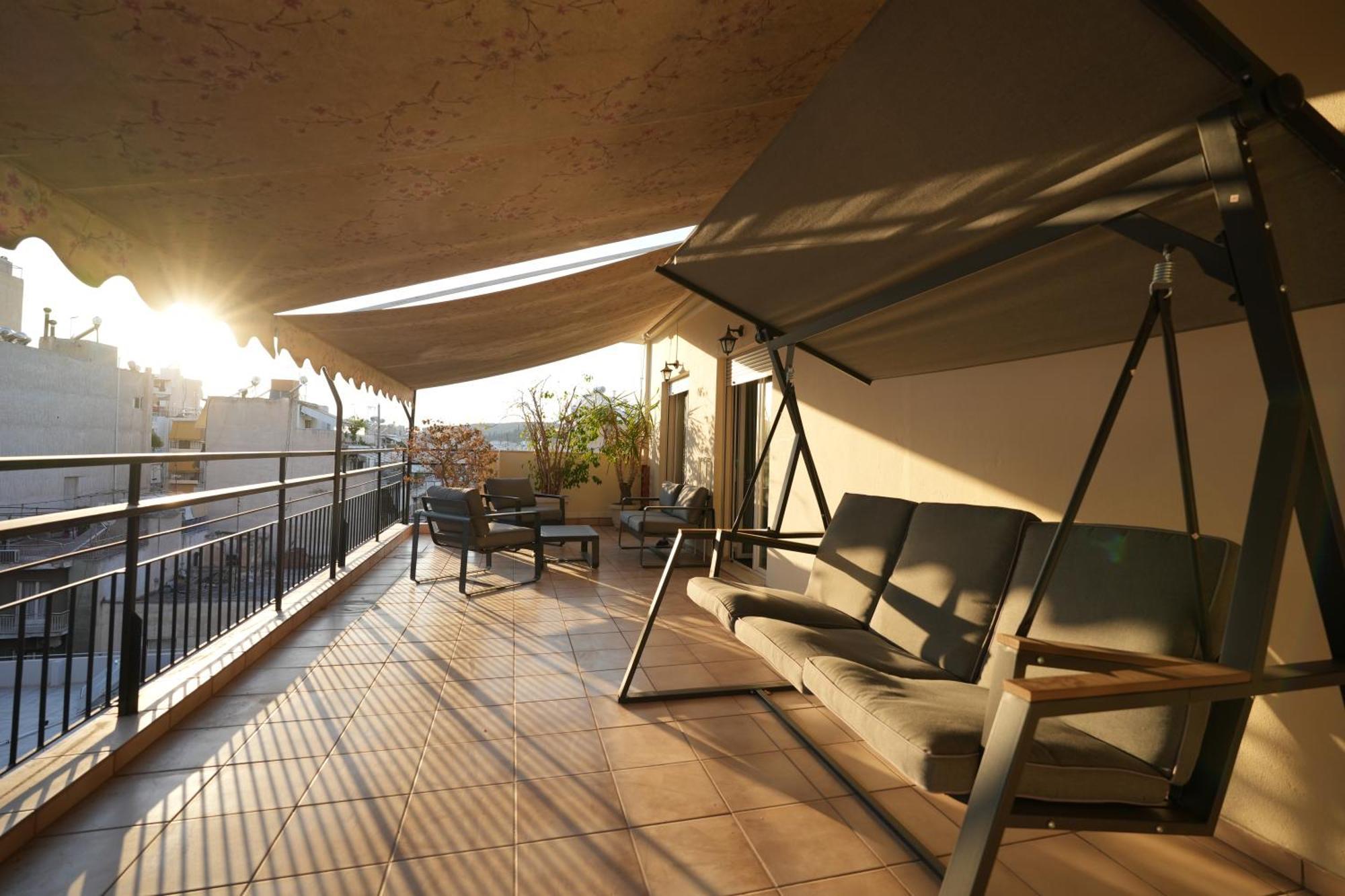 Modern Athenian Penthouse Apartment Exterior foto