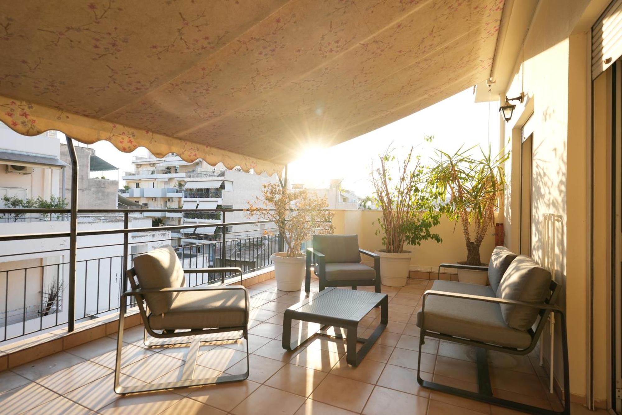 Modern Athenian Penthouse Apartment Exterior foto